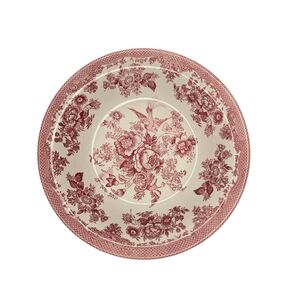 Royal Stafford ASIATIC PHEASANT Round Red Vegetable Serving Bowl 10.25" Floral